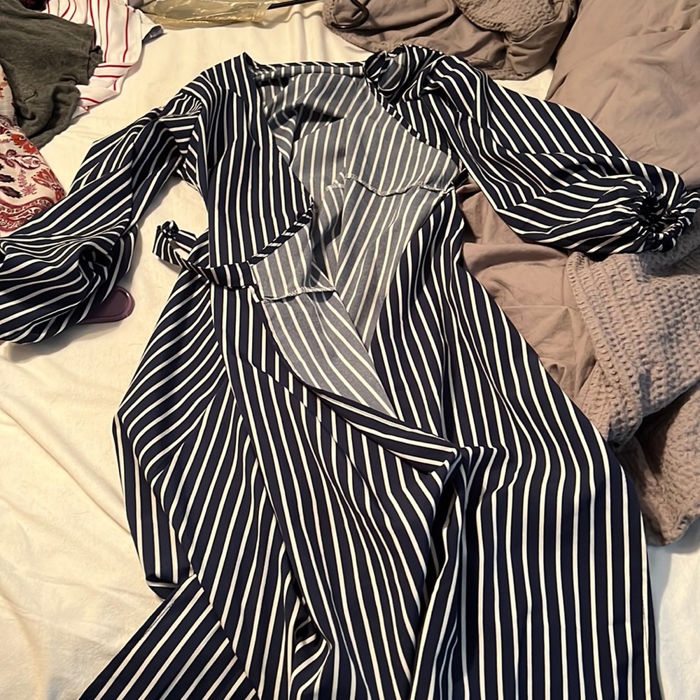 Striped cover up